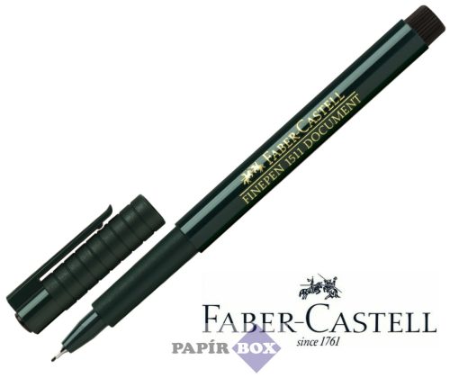 Tűfilc, 0,4 mm, FABER-CASTELL "Finepen 1511", fekete