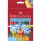 Filctoll készlet, FABER-CASTELL, 12 különböző szín "Castle"