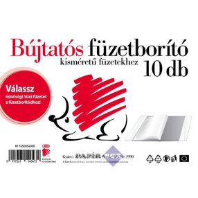 Füzetborító, A/5, PP, víztiszta, ICO "Süni"