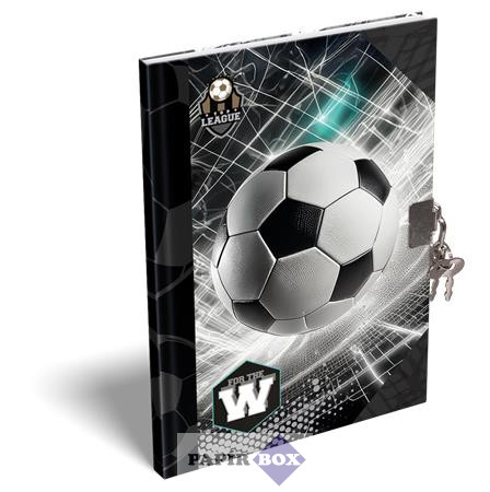 Emlékkönyv, lakattal, A/5, keményfedeles, LIZZYSULI, "Top League"