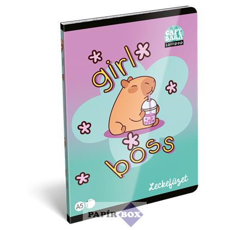 Leckefüzet, A/5, 40 lap, LIZZYSULI, "Lollipop Capybara"