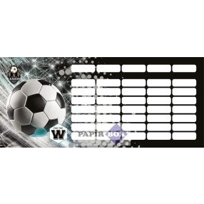   Órarend, tolltartóhoz, kétoldalas, LIZZYSULI, "Top League", Foci