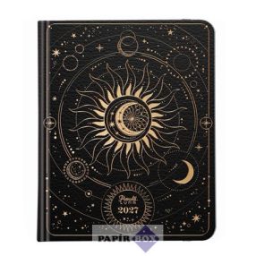   Naptár, tervező, 2027., heti, 160x220 mm, PLANALL "Luna Holdnaptár"