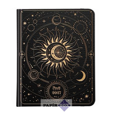 Naptár, tervező, 2027., heti, 160x220 mm, PLANALL "Luna Holdnaptár"