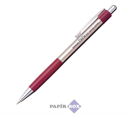 Nyomósirón, 0,5 mm, piros (bordó) ceruzatest, PENAC "PéPé"