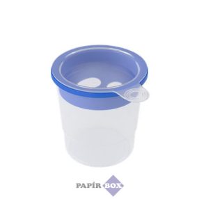   Ecsettál, műanyag, fedéllel, ICO "Süni", vegyes színek