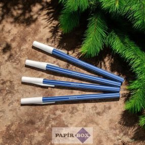 Golyóstoll, 0,7 mm, kupakos, ICO "Signetta", kék