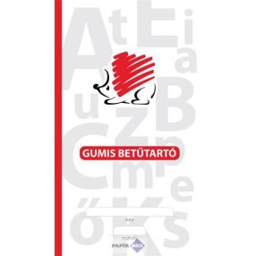 Betűtartó, gumis, ICO "Süni"
