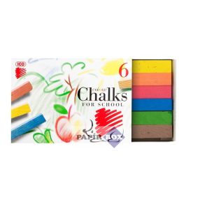 Táblakréta, ICO "Süni", 6 különböző szín