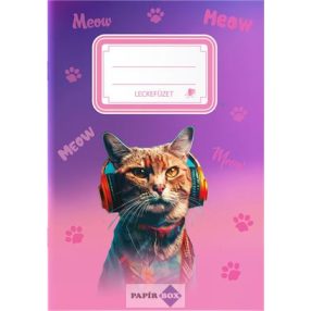 Leckefüzet A/5 34 lap, ICO "Süni", cicás