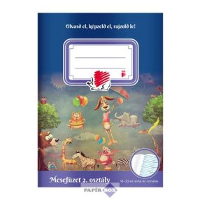   Olvasónapló, tűzött, A/5, 32 lap, 2. osztály, ICO "Süni Mesefüzet"