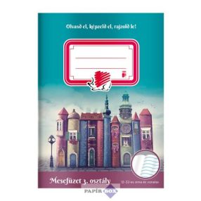   Olvasónapló, tűzött, A/5, 32 lap, 3. osztály, ICO "Süni Mesefüzet"
