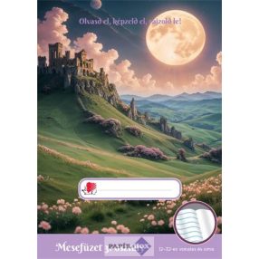   Olvasónapló, tűzött, A/5, 32 lap, 3. osztály, ICO "Süni Mesefüzet", kastély