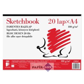 Skiccfüzet, A/4, 180 g, ICO "Süni", 20 lapos