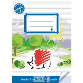    Füzet, tűzött, A/5, vonalas, 16-32, ICO "Süni Sulikész", 2. osztály