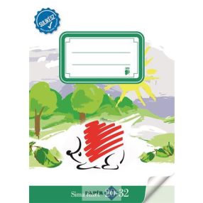   Füzet, tűzött, A/5, sima, 20-32, ICO "Süni Sulikész"