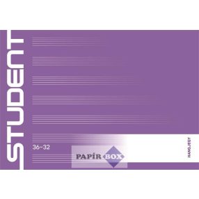 Hangjegyfüzet ICO Student, fekvő, 32 lapos 36-32