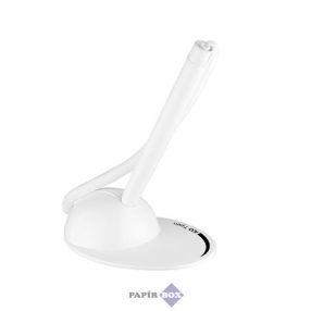   Ügyféltoll, 0,8 mm, fehér tolltest, ICO "T-Pen", kék