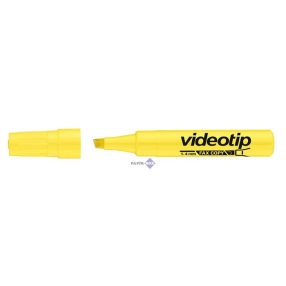 Szövegkiemelő, 1-4 mm, ICO "Videotip", sárga