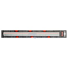 Léptékvonalzó, gépészeti, műanyag, KOH-I-NOOR