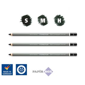   Szénceruza, M, hatszögletű, STAEDTLER "Mars Lumograph 100C"