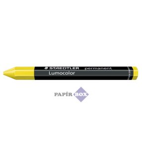   Jelölőkréta, mindenre író, vízálló (omnigraph), STAEDTLER "Lumocolor 236", sárga