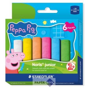   Aszfaltkréta, jumbo, STAEDTLER "Noris® Junior 2365", Peppa malac, 6 szín
