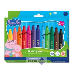   Filctoll készlet, 2,5 mm, kimosható, jumbo, STAEDTLER „Noris® junior 329”, Peppa malac