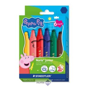   Filctoll készlet, 2,5 mm, kimosható, jumbo, STAEDTLER „Noris® junior 329”, Peppa malac