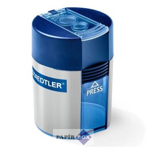   Hegyező, kétlyukú, tartályos, STAEDTLER "512", kék