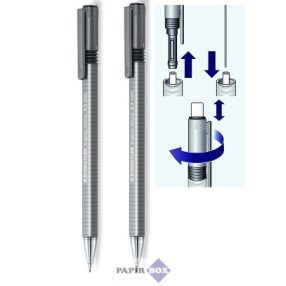   Nyomósirón, 0,5 mm, STAEDTLER "Triplus Micro 774", szürke