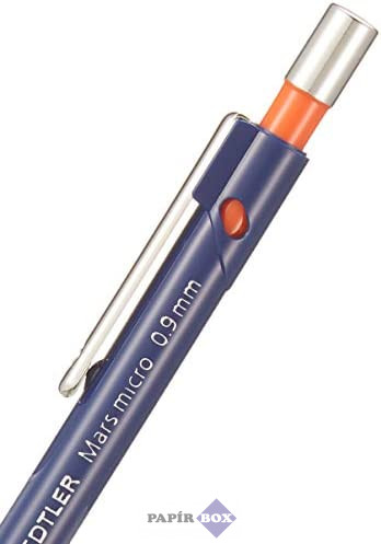 Nyomósirón, 0,9 mm, STAEDTLER "Mars micro 775", kék