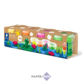   Modellező gyurma készlet, STAEDTLER "Noris® junior 813", 4 különböző neon szín