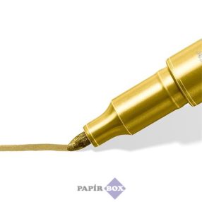   Dekormarker, 1-2 mm, kúpos, STAEDTLER "8323", arany