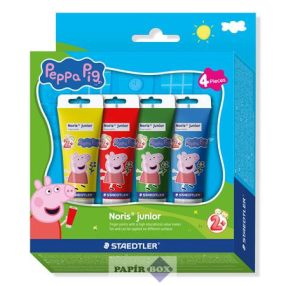   Ujjfesték, STAEDTLER "Noris® Junior 8814", Peppa malac, 4 szín