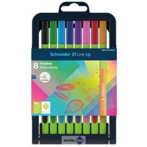   Tűfilc készlet, 0,4 mm, SCHNEIDER "Line-Up", 8db/klt