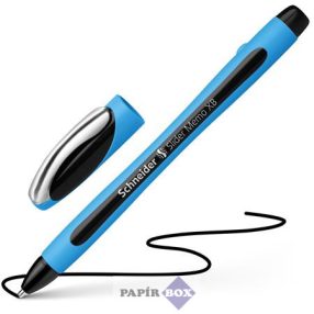   Golyóstoll, 0,7 mm, kupakos, SCHNEIDER "Slider Memo XB", fekete