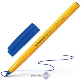   Golyóstoll, 0,3 mm, kupakos, SCHNEIDER "Tops 505 F", kék