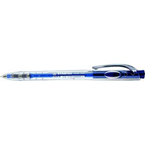   Golyóstoll, 0,38 mm, nyomógombos, STABILO "Liner 308", kék