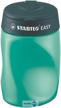 Hegyező, háromlyukú, tartályos, balkezes, STABILO "Easy", olajzöld