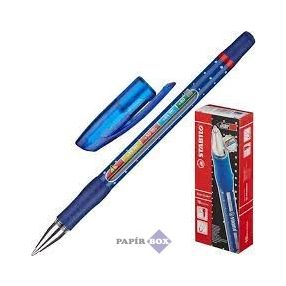   Golyóstoll, 0,45 mm, kupakos, STABILO "Exam Grade", kék