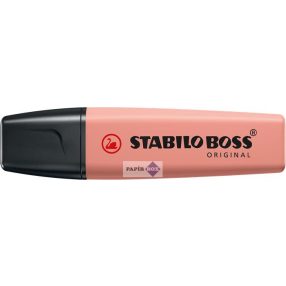   Szövegkiemelő, 2-5 mm, STABILO "BOSS original NatureColors", vörösbarna