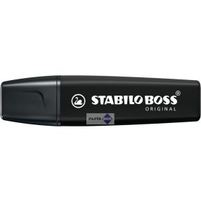   Szövegkiemelő, marker, 2-5 mm, STABILO "BOSS original NatureColors", fekete