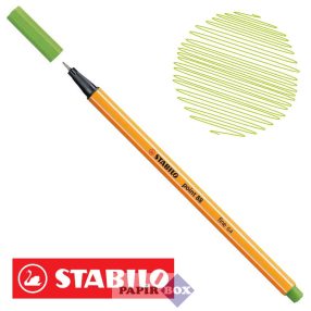   Tűfilc, 0,4 mm, STABILO "Point 88", almazöld, 88/33