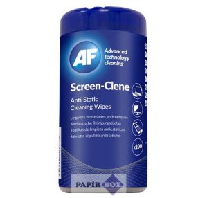   Tisztítókendő, képernyőhöz, antisztatikus, 100 db, AF "Screen-Clene"