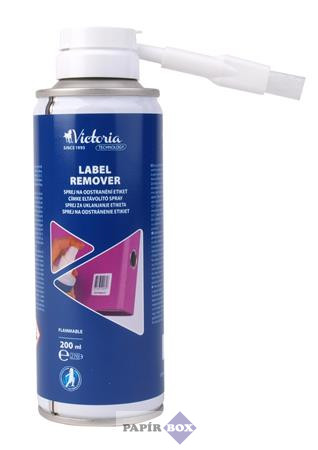 Etikett és címke eltávolító spray, 200 ml, VICTORIA