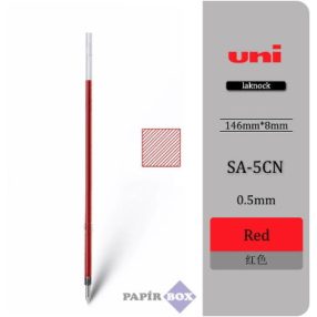 Golyóstollbetét, 0,3 mm, UNI "SA-5CN", piros