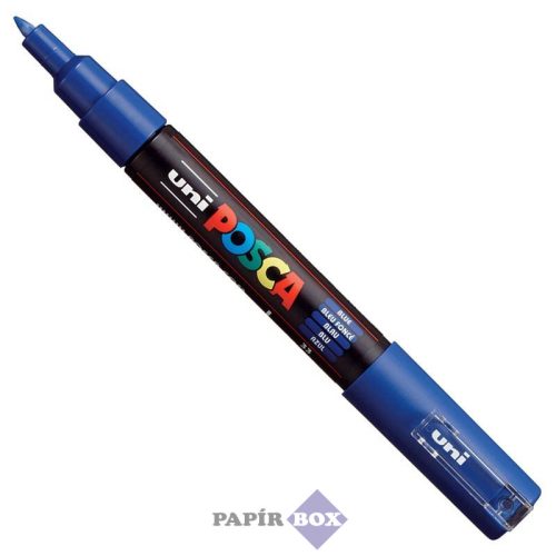 Dekormarker, 0,7-1,0 mm, UNI "Posca PC-1M", kék