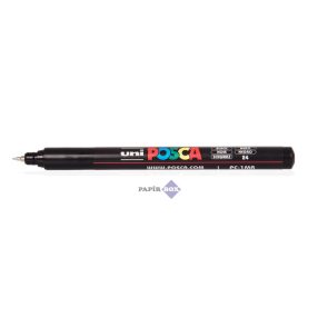 Dekormarker, 0,7 mm, UNI "Posca PC-1MR", fekete