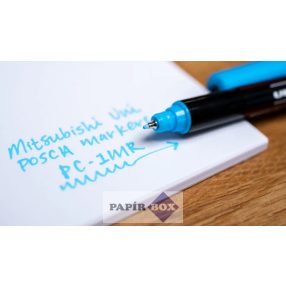   Dekormarker, 0,7 mm, UNI "Posca PC-1MR", világoskék